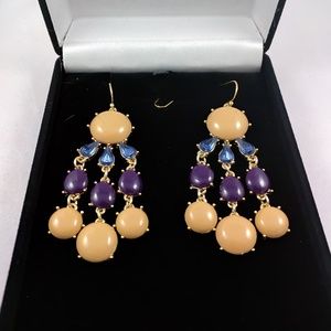 Colorful dangle earrings